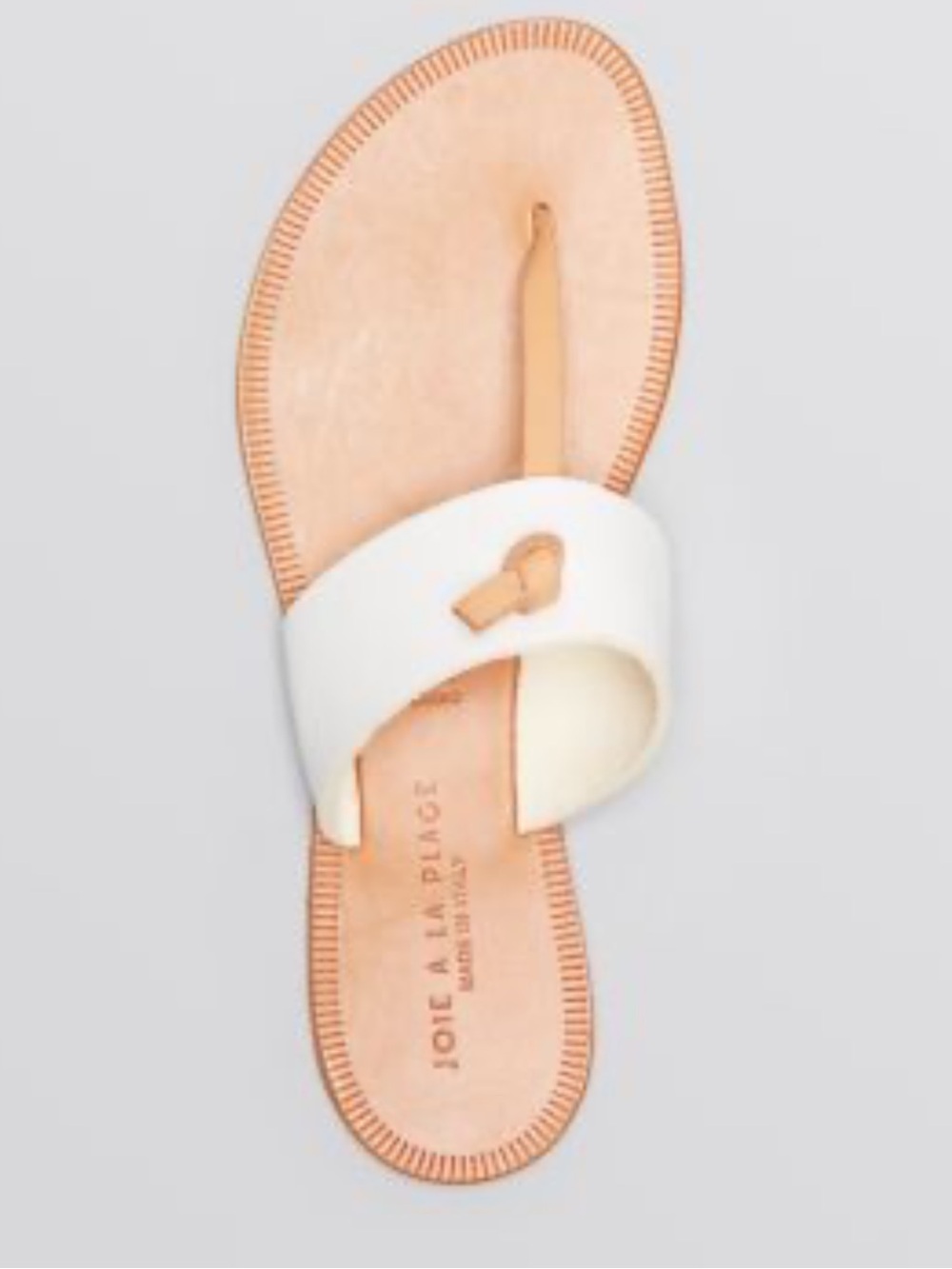 Joie a La Plage Nice Leather Sandal in White Size 36 US 5.5